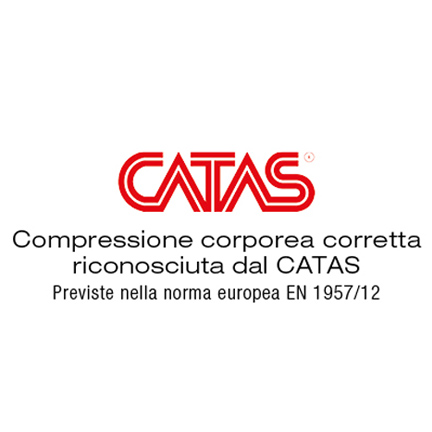 Catas Compressione corporea corretta riconosciuta dal CATAS® Previste nella norma europea EN 1957/12