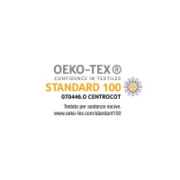 Oeko-Tex Marchio ecologico internazionale per prodotti tessili privi di sostanze nocive per la salute.
